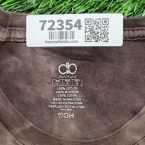 Skull Rocker Shirt M/L 20x29 Smokey Tie-Dye - Picture 8 of 13